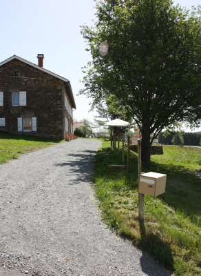 L'entrée au gite rural de l'hermine